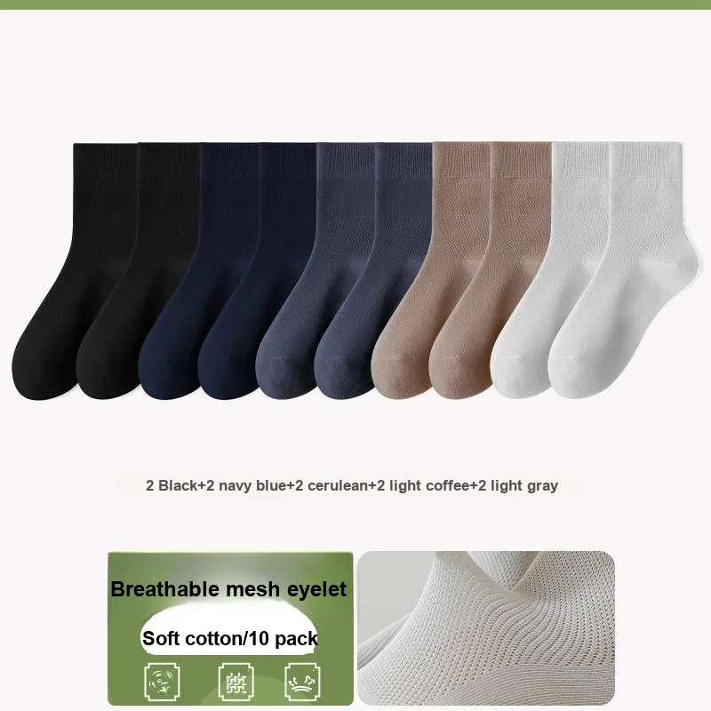 7 SEVFUN Mid Calf Socks Men's Combo Set-17