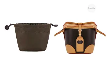 Lan Bao Fan Nylon Liner Storage Accessories Single Purchase Women's Brown
