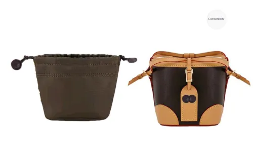 Lan Bao Fan Nylon Liner Storage Accessories Single Purchase Women's Brown
