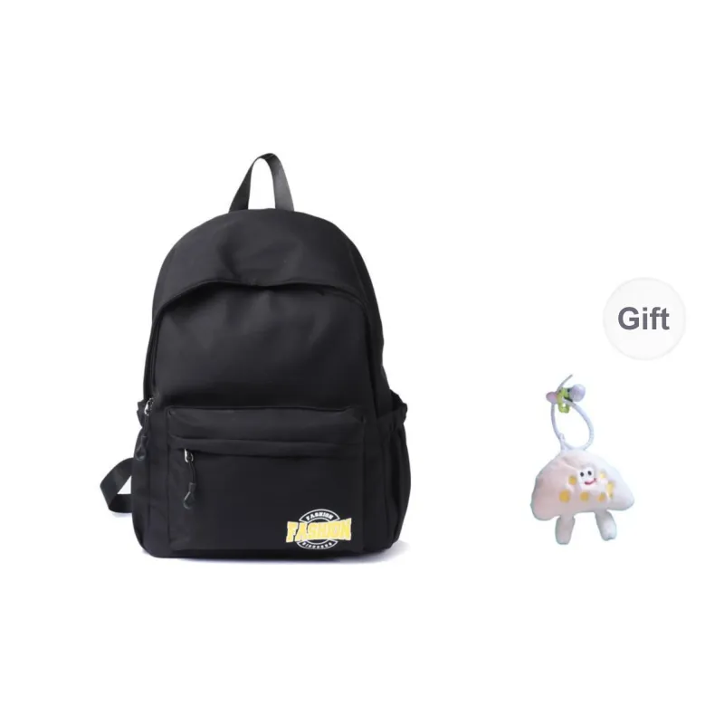 Yalu Nylon Backpack Unisex White/Black/Red/Blue-6