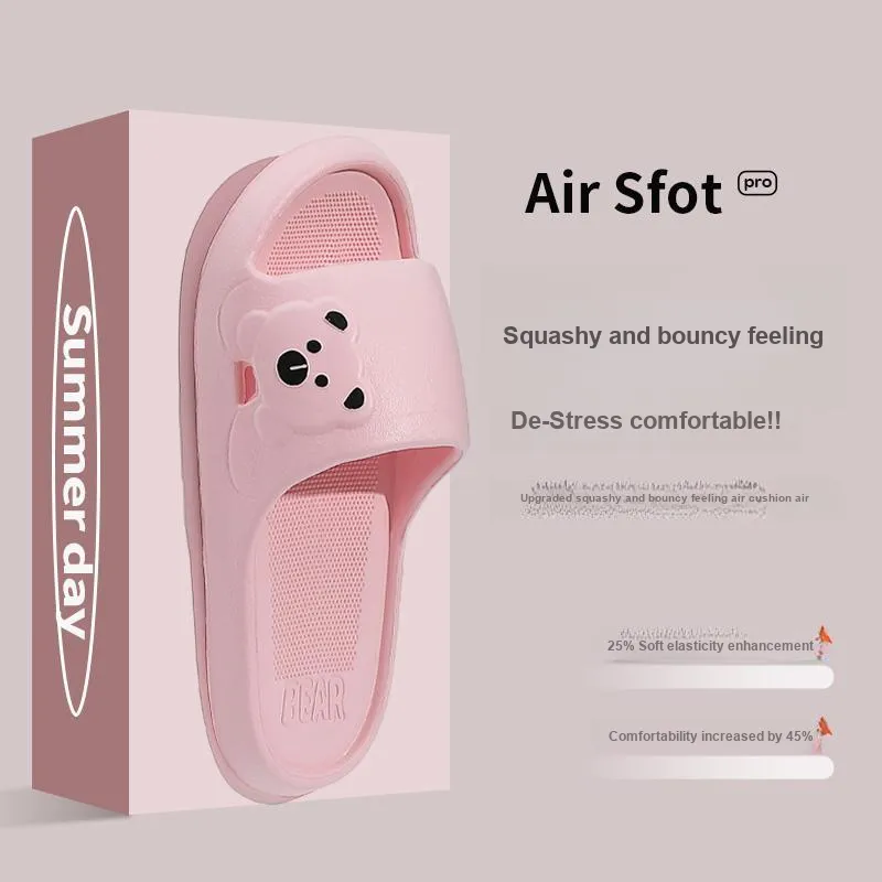 Foot Recreation Squashy And Bouncy Feeling Slippers-1
