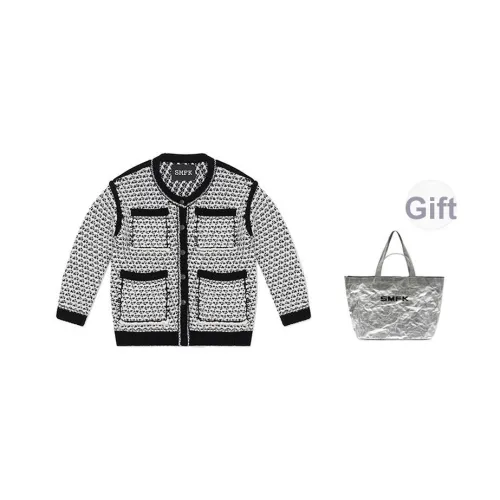 SMFK Куртка Женская Черный Белый Облако