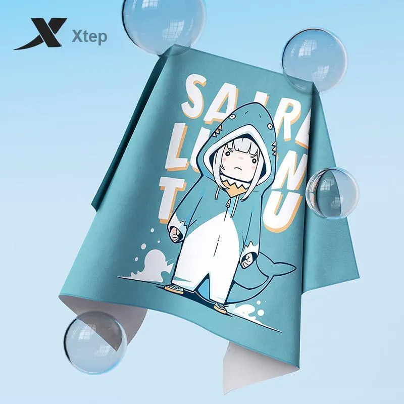 XTEP Bath Towel Polyester Kids' Sky Blue-3