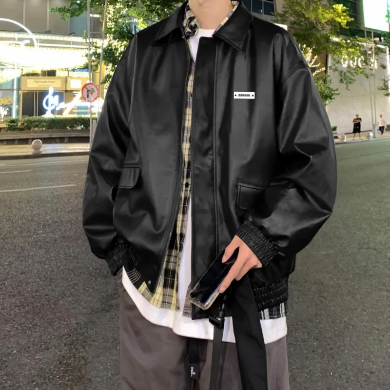 EOOVEN Leather Jackets Unisex-6