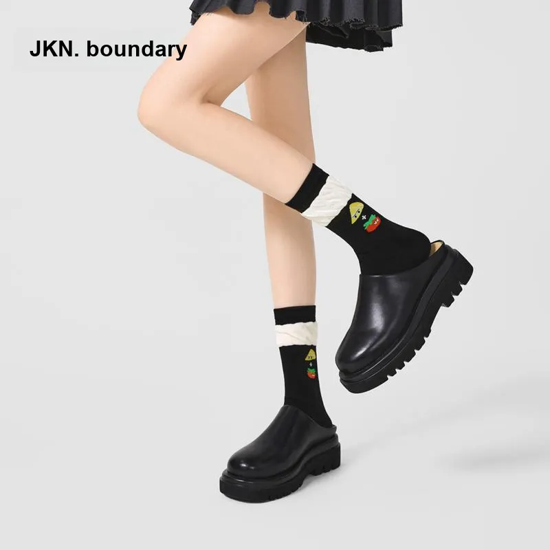 JKN Unisex Mid Calf Socks-2