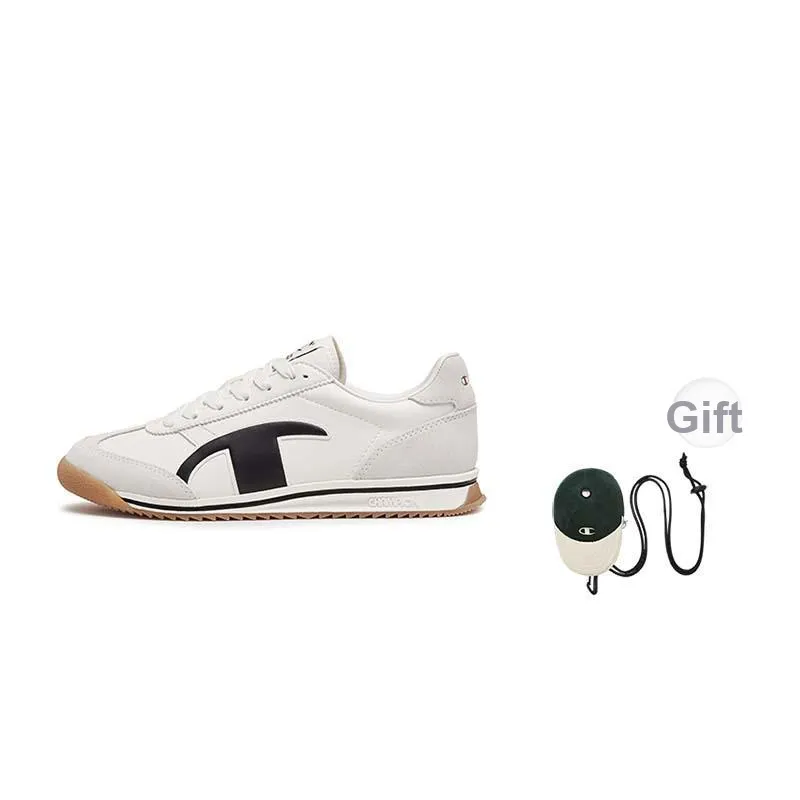 Champion Light Hop Jogging Balance Low Top Casual Shoes Men's Milk White/Black