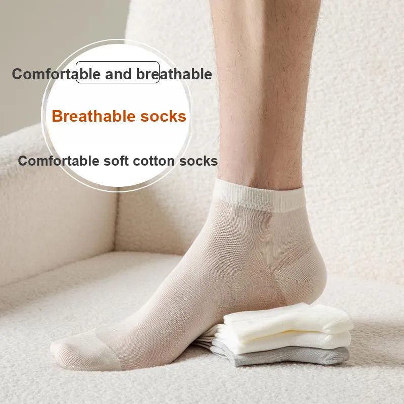 XIA.WA.ZHI.XIU Ankle Socks Men's Box 5 Pack-17