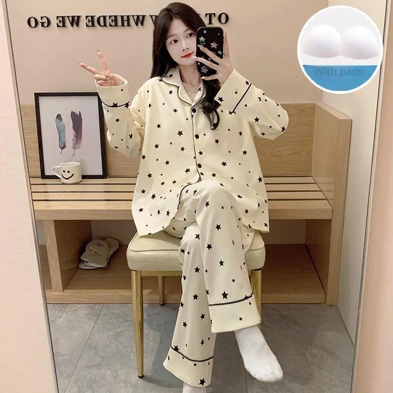 Sleeping Beauty Pajama Set Women's Apricot-4