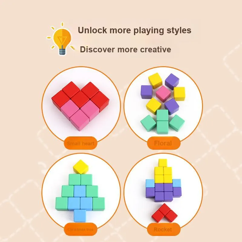YAOFISH Yoyo Fish Number Sense Logic Block Spatial Imagination Exercise Cultivation Toy Board Games-2