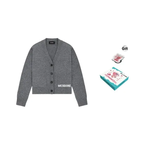 WE11DONE FW23 Трикотаж Унисекс Серый