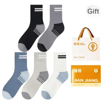 Master Mid Calf Socks Men's Box 5 Pack