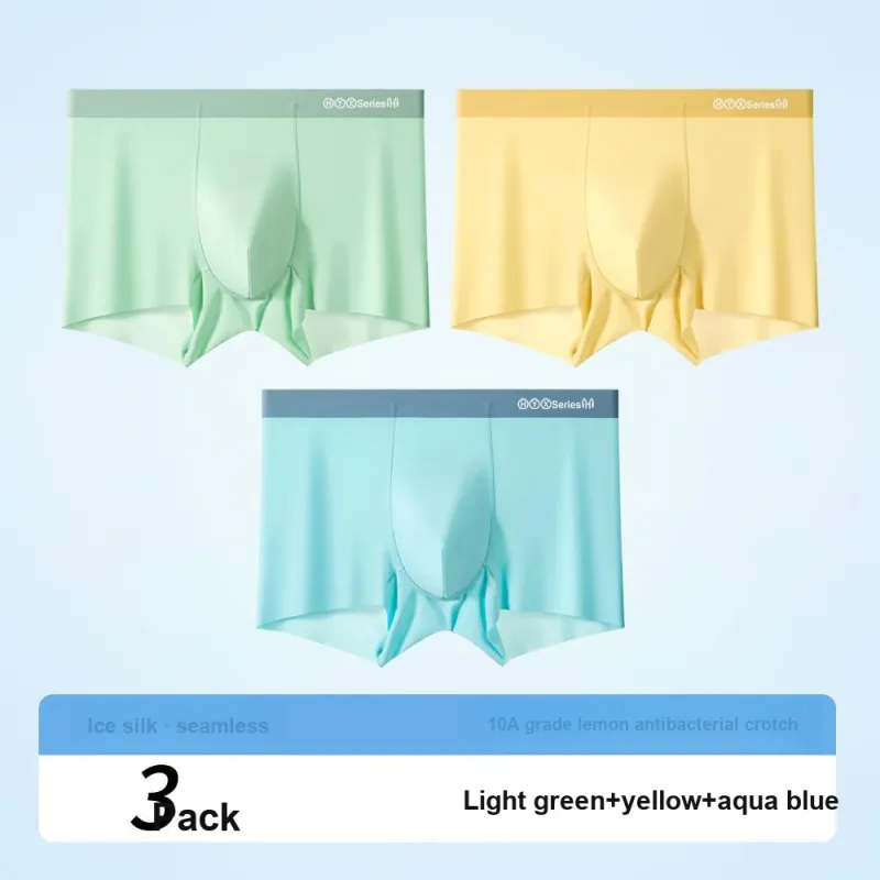H YXIANG Underpants Men's 3 Pack-3