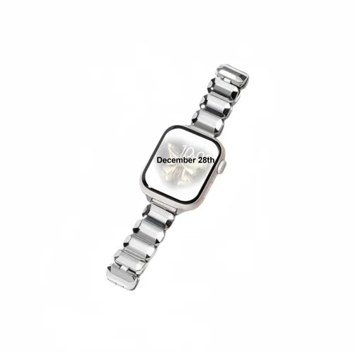 Akkerds Ремешок Apple Совместимость Металл IWatch S11 S10 S9 8 7 Ultra 46 Часы Циферблат