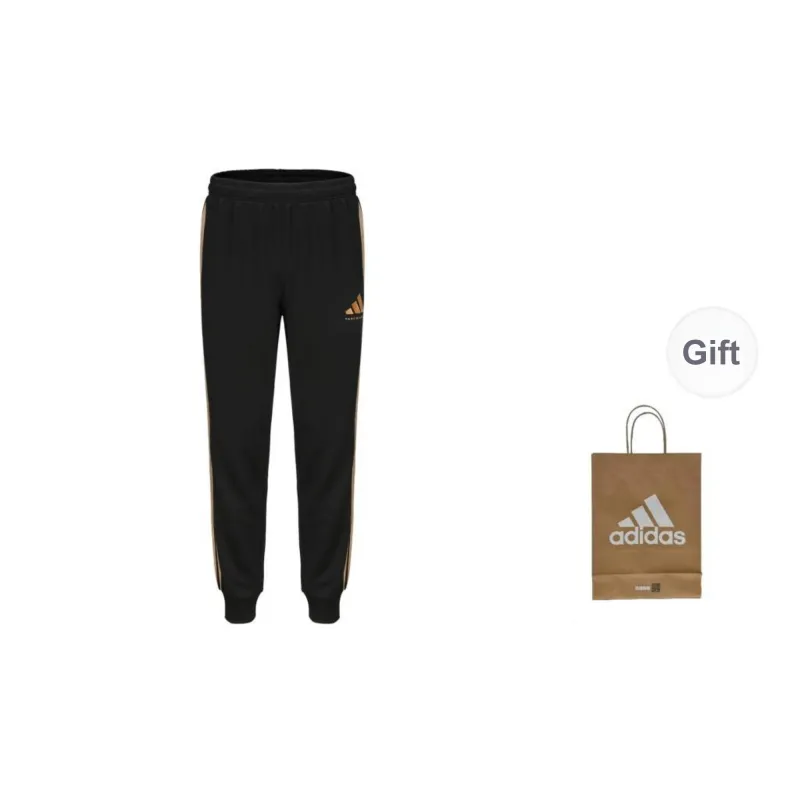 Adidas Casual Pants Unisex Black Shopping Bag Included-0