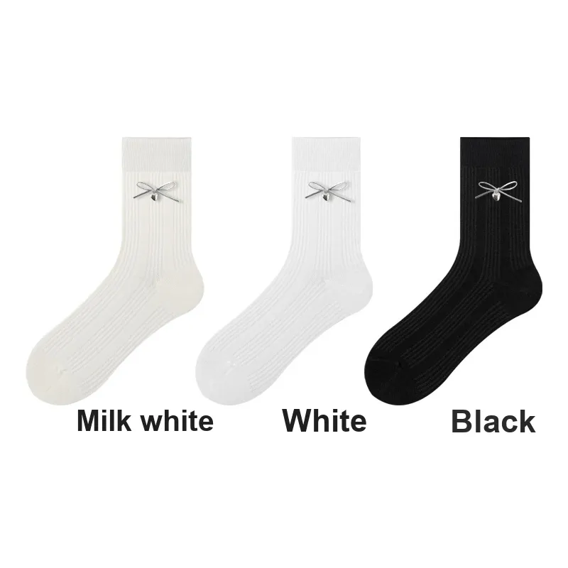 H YXIANG Mid Calf Socks Women's Combo Set-15