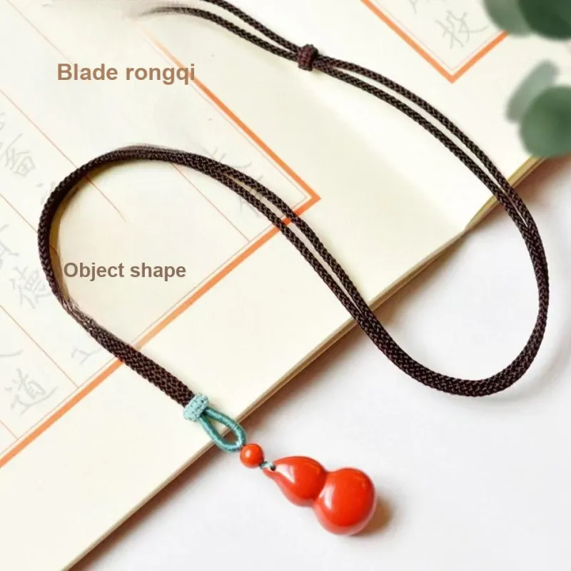 JUNWEN Cinnabar Necklaces Unisex-5