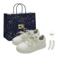 White (Shopping Bag Included-Socks)