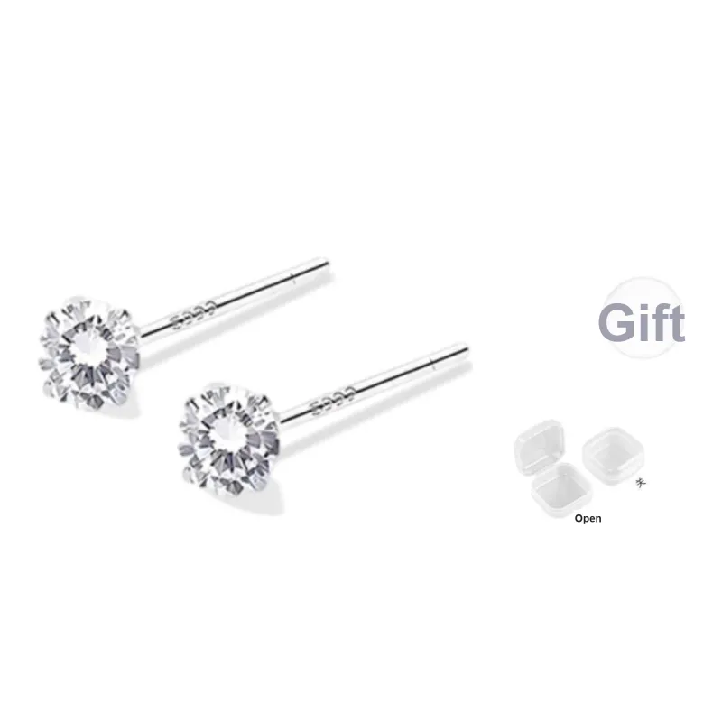 Shiban S999 Stud Earrings Women's-4