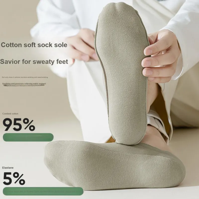MIIOW No Show Socks Men's 5 Pack Mixed Color-9
