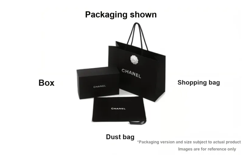 CHANEL Calfskin Flap Bag, One Shoulder Handbag, Crossbody Bag Medium Size Women's Black-5