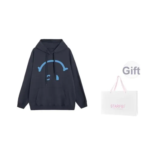 STARFEI Свитшот Женский Темно-Синий