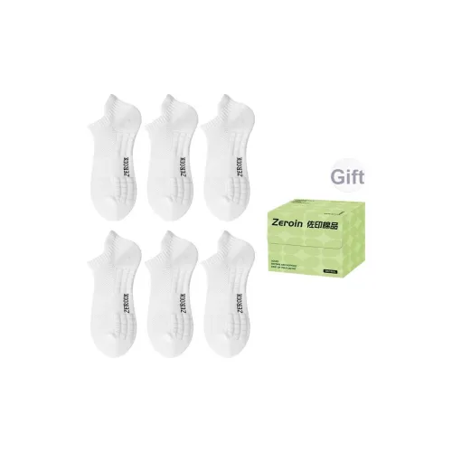 ZEROIN Низкие носки унисекс коробка 6 пар