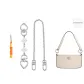 White Four-Leaf Clover Extender Chain+40cm Decorative Chain-Screwdriver Extension