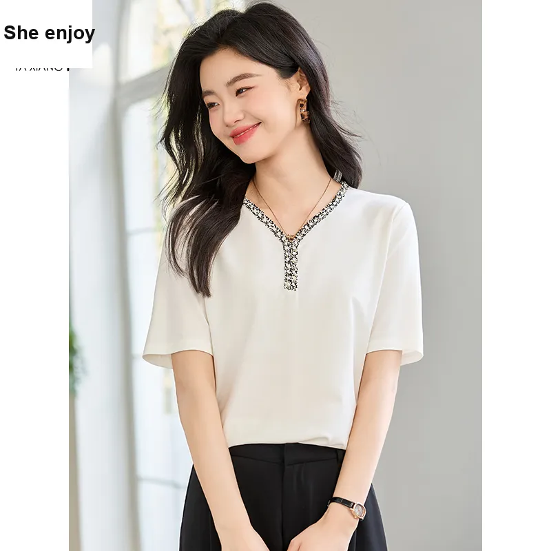 She Enjoys Regular T Shirt Women's-5