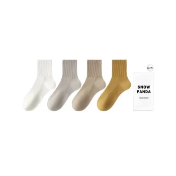 XXLLG Mid Calf Socks Men's Shopping Bag Combo Set