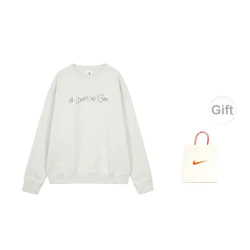 Nike Sweatshirts Men Beige Sweatshirts+Gift Bag