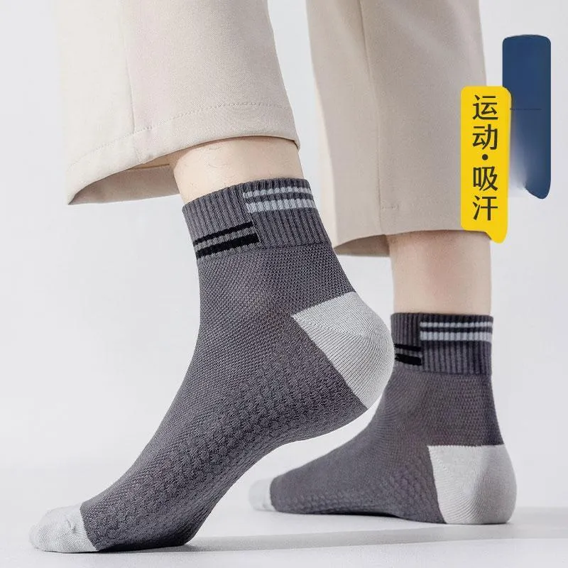 MIIOW Mid Calf Socks Men's 6 Pack-6