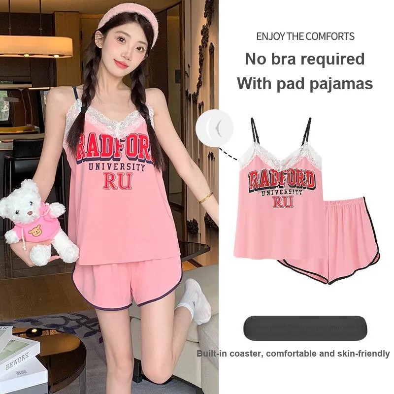 MADALLO Pajama Set Women's Pink-1