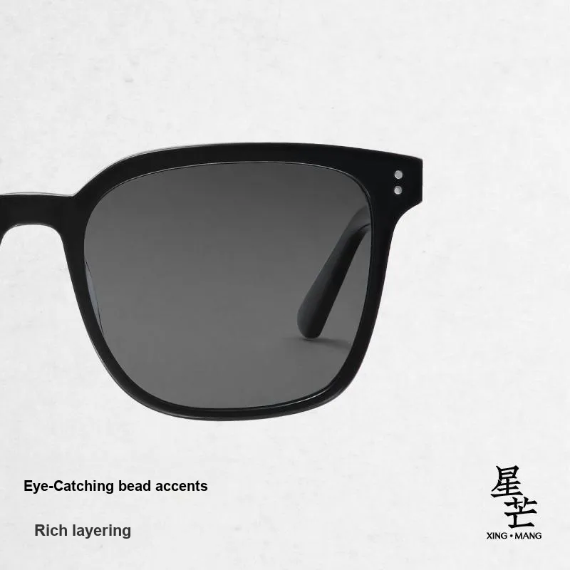 MUJOSH Astral Series Square Correcting Plate Sunglasses With UV Protection For Outdoor Use Unisex-3