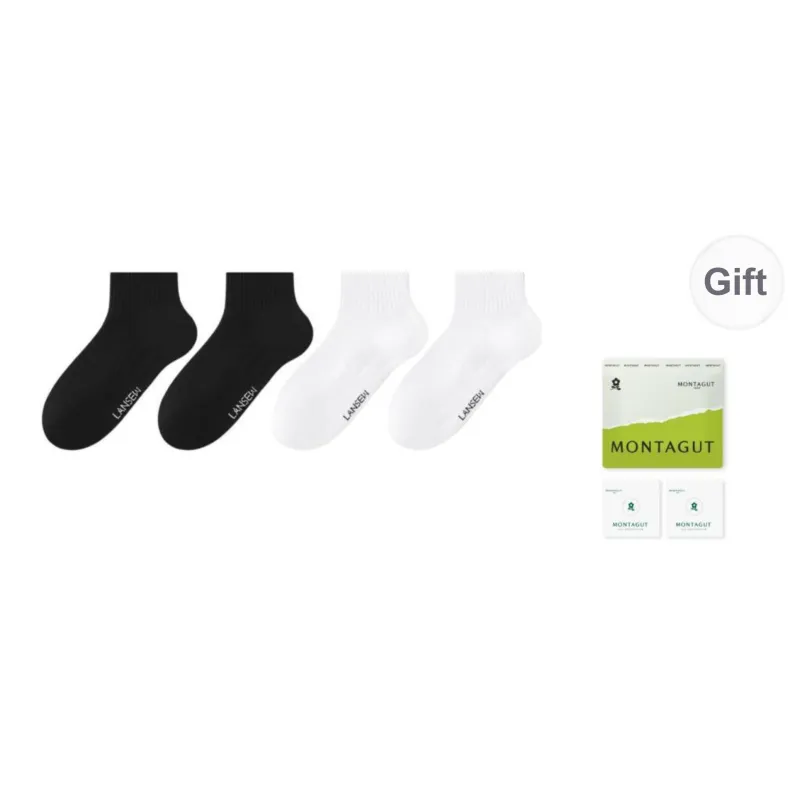 Montagut Mid Calf Socks Unisex 4 Pack-16