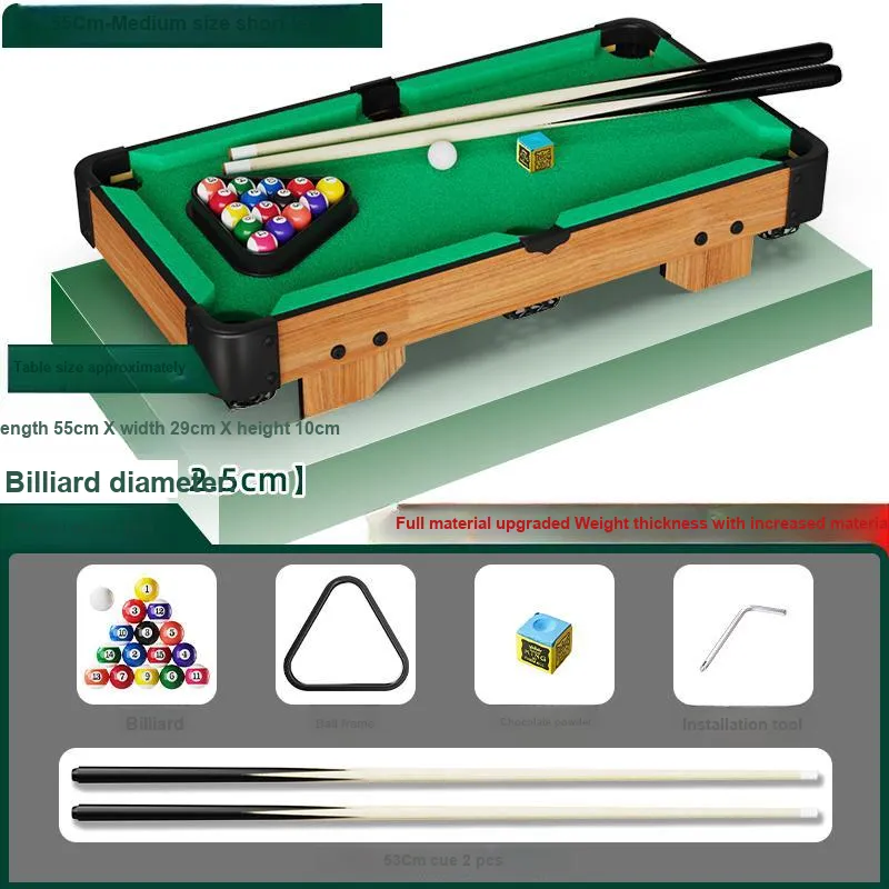 YISBRO Pool Table For Home Small Mini Large Size Family Billiard Table Toy Board Games-1