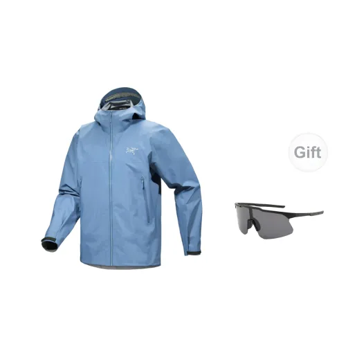 Arcteryx Beta Series Windbreaker Jackets Men Polished Stone Blue