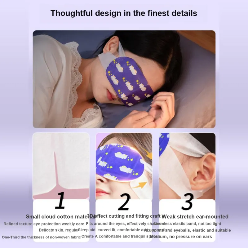 Benevolence Warming Eye Mask For Sleep And Napping With Light Blocking-13
