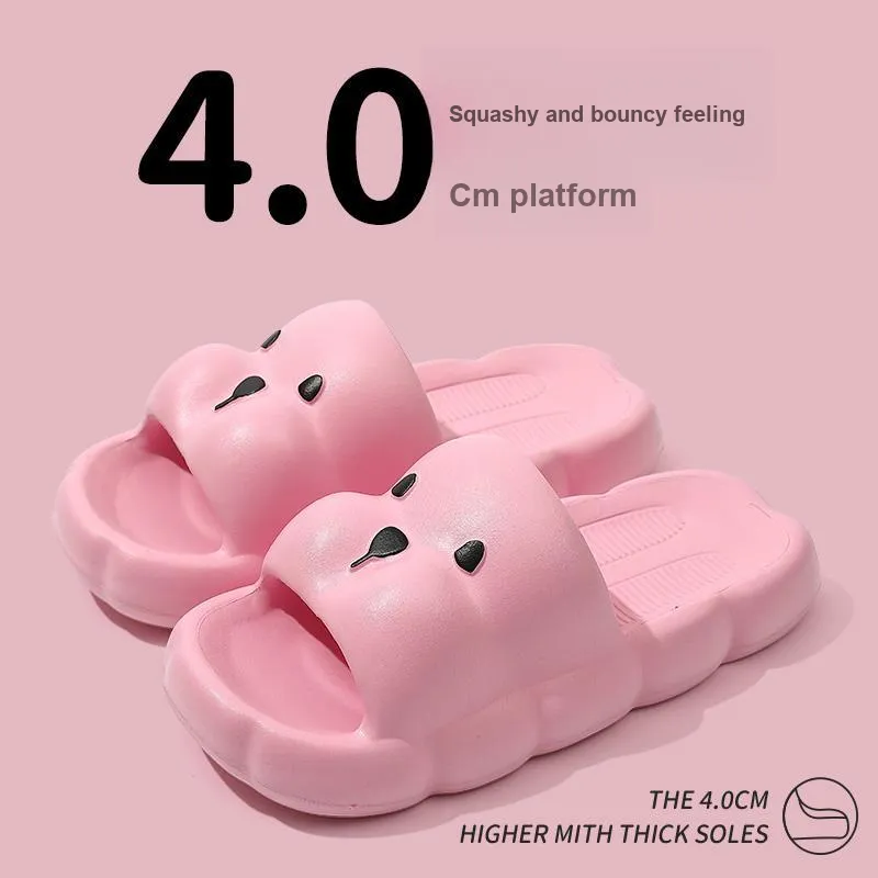 Foot Recreation Slip Resistant Slippers For Women's Summer Home Indoor Bathroom Bathing, Home Eva Slippers-1