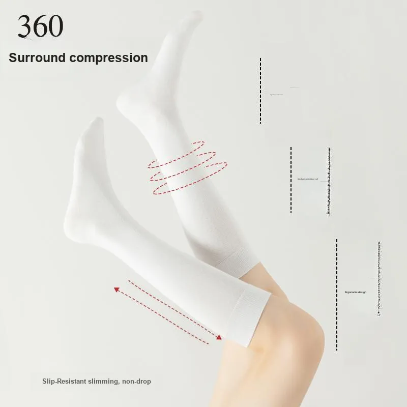 MIIOW Knee High Socks Women's 2 Pack-3