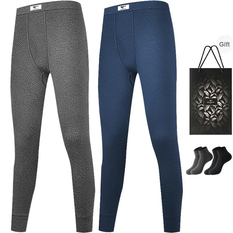 SEPTWOLVES Thermal Pants Men's 2 Pack+Shopping Bag-20