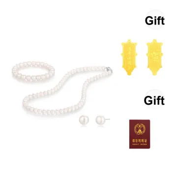 JINLIUFUJIXIANG Pearl Necklaces Unisex