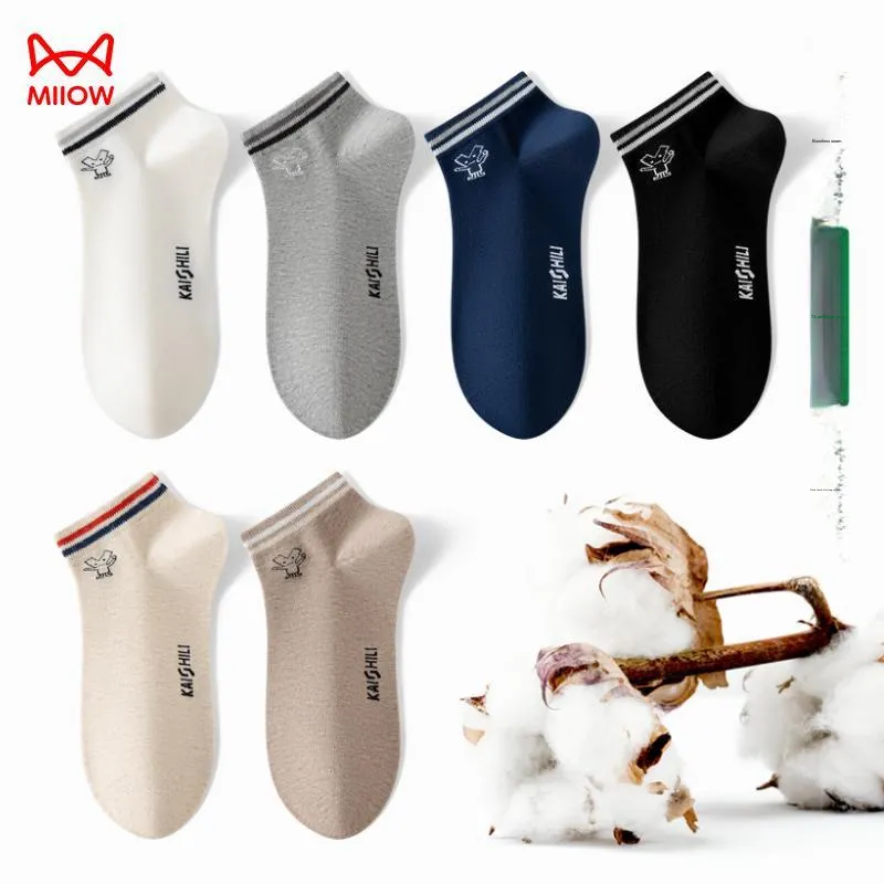 MIIOW No Show Socks Unisex 5 Pack-1