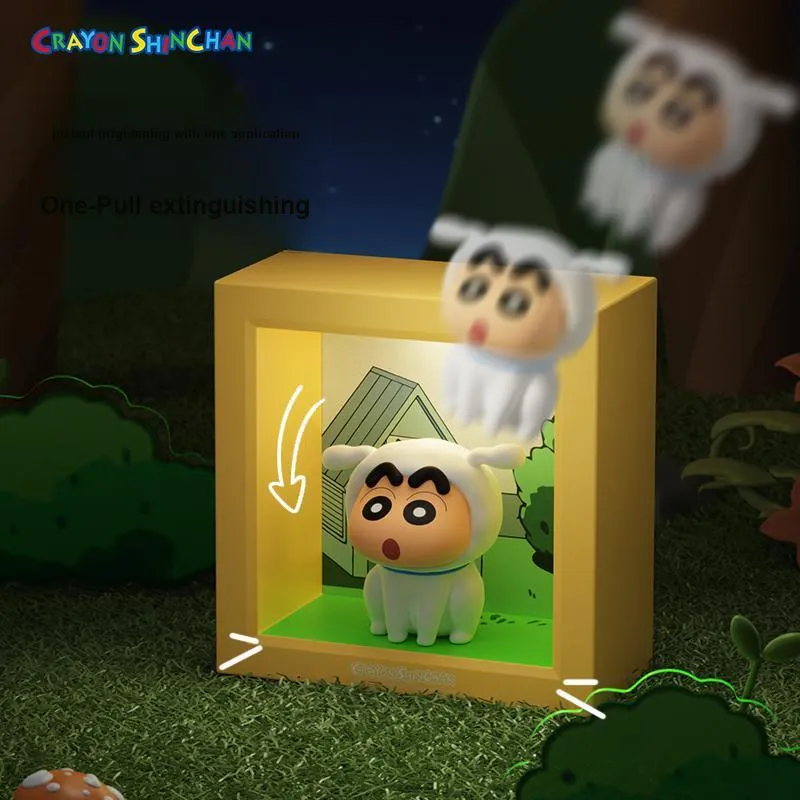 ROCK x Crayon Shinchan Dress Up Little White Chibi Figures-1