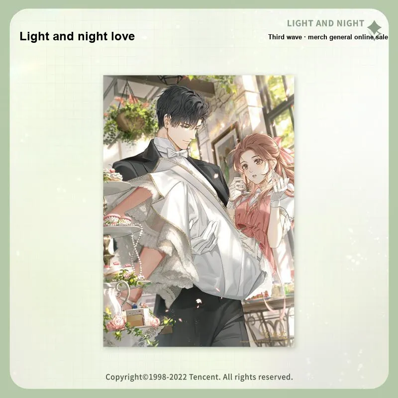 The Love Of Light And Night Character Osborn, Evan, Sariel, Jesse, Charlie Su PVC Anime / Games Posters-3