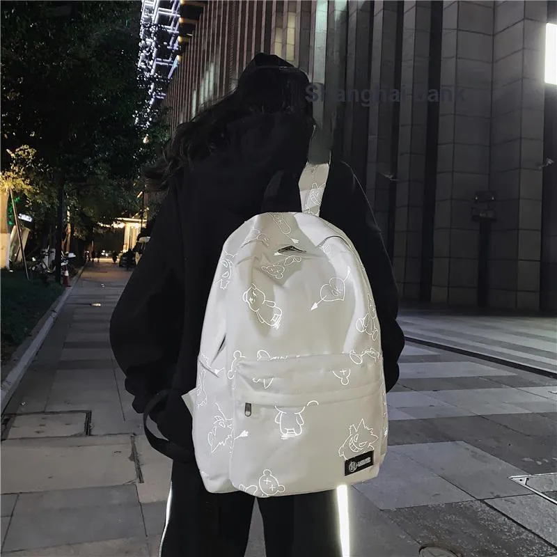 KAKAXI Nylon Backpack Regular Unisex Multicolor-13