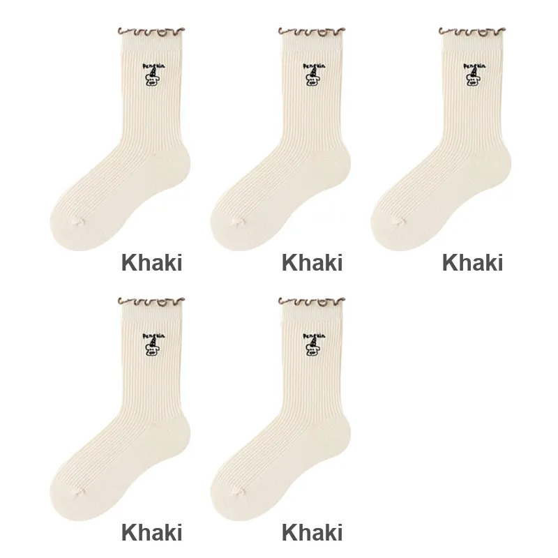 H YXIANG Mid Calf Socks Women's Combo Set-33