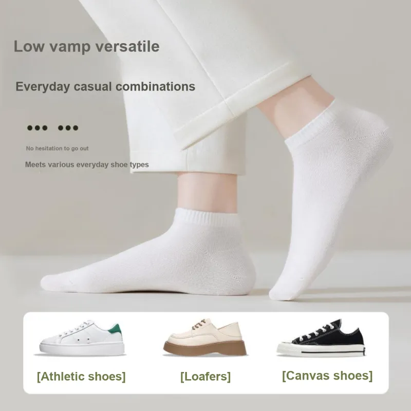 H-YXIANG No-Show Socks Women's 7 Pack-11