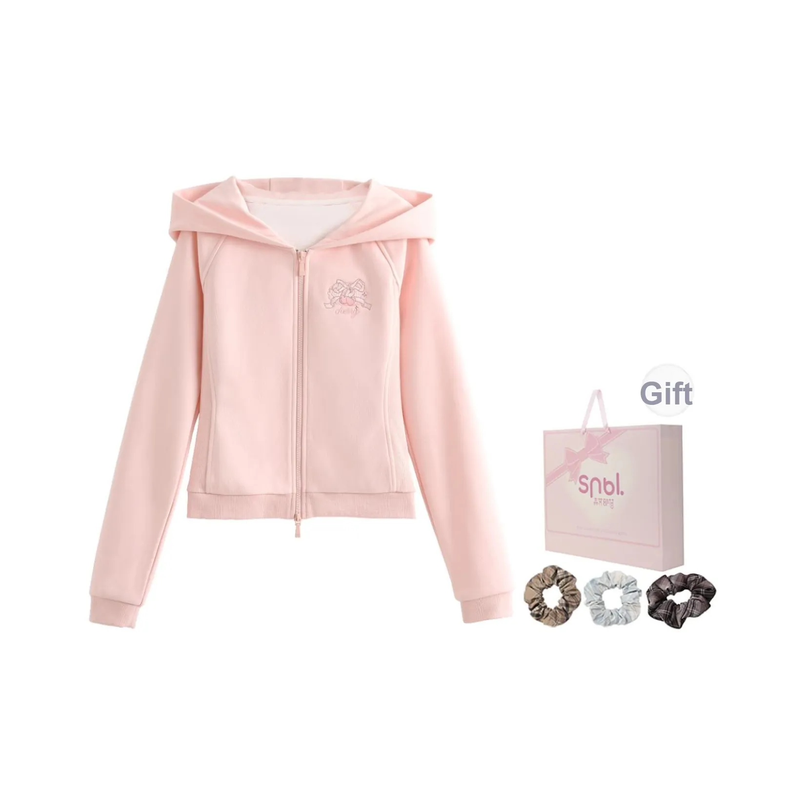 SNBL Розовый Женский Короткий Пальто