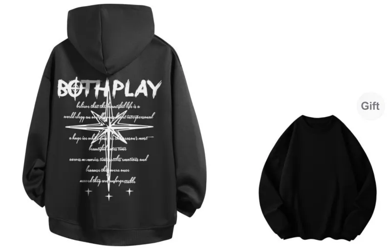 BOTH PLAY Sweatshirts Unisex-28