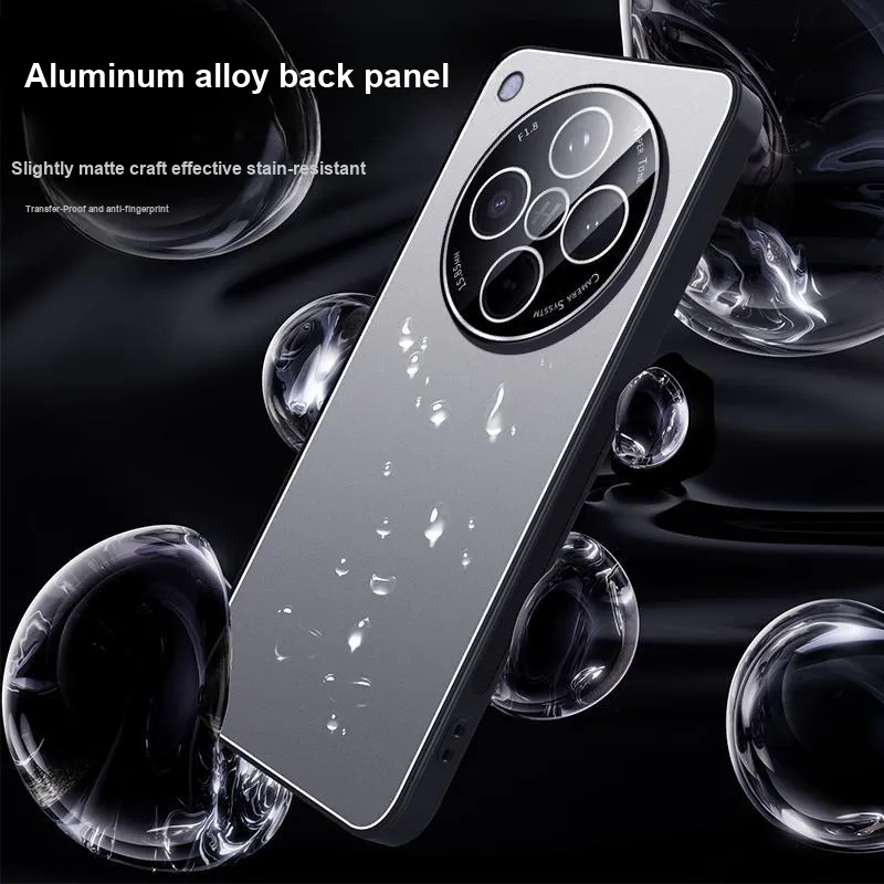 XUANCAISHI Metal Minimalist Style Phone Cases Compatibility OppoFindx6/findx7/findx8/a3pro/a5/Reno10-4